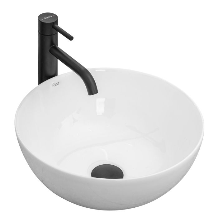 Раковина накладная Rea Stella 360х360х150 белый