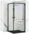 Душевая кабина Rea Space In 90x90 R/L черный