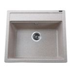 Мойка гранитная Bretta Universal 570х510х190 миндаль