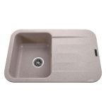 Мойка гранитная Bretta Crystal 780х500х200  миндаль