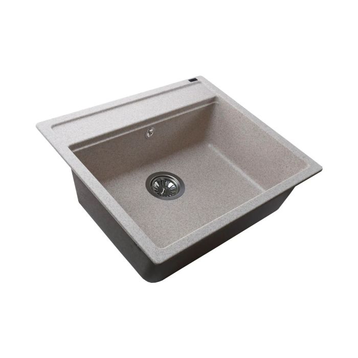 Мойка гранитная Bretta Universal 570х510х190 миндаль