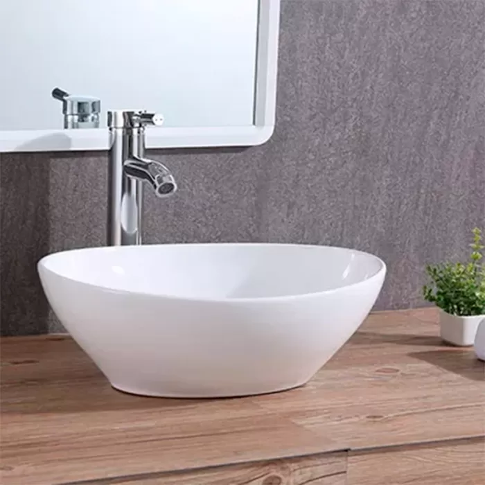 Раковина накладная Dusel Anit 400530W 400х330х145 белый