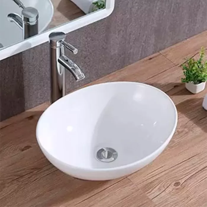 Раковина накладная Dusel Anit 400530W 400х330х145 белый