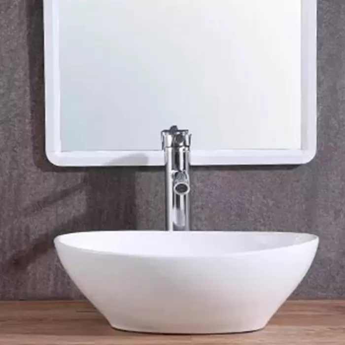 Раковина накладная Dusel Anit 400530W 400х330х145 белый