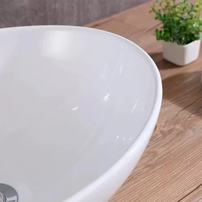 Раковина накладная Dusel Anit 400530W 400х330х145 белый