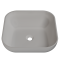 Раковина матова накладна Amidicon Atlant 45 450х450 з литого каменю