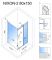 Душова кабіна Rea Nixon 80x150 L хром