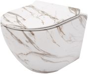 Унітаз підвісний Rea Carlos мрамор REA-C8004