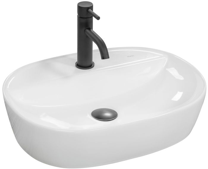 Раковина накладна Rea Carina 500х385х120 білий