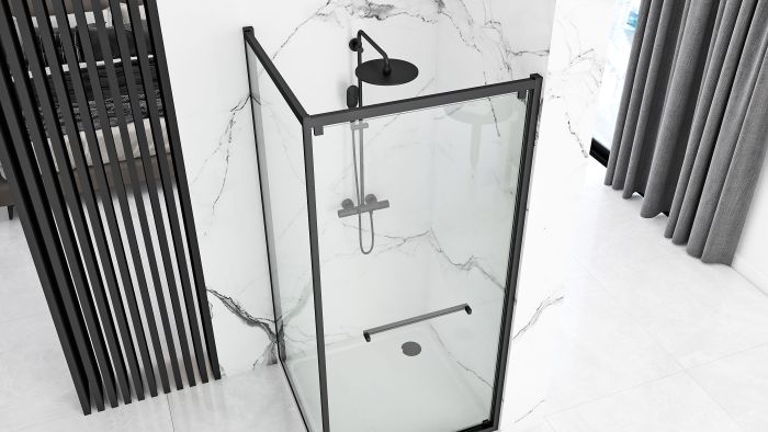 Душевая кабина Rea Space In 80x100 R/L черный