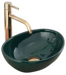 Раковина накладна Rea Sofia 340х270х130 зелений