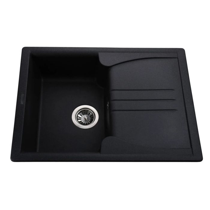 Мойка гранитная Bretta Niapoli 680х500х190 черный