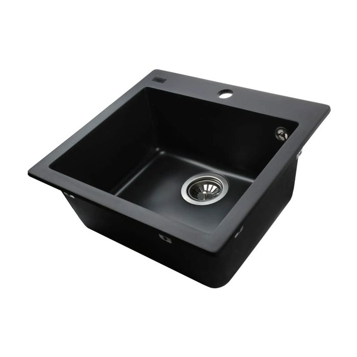 Мойка гранитная Bretta New York 490х455х190  черный
