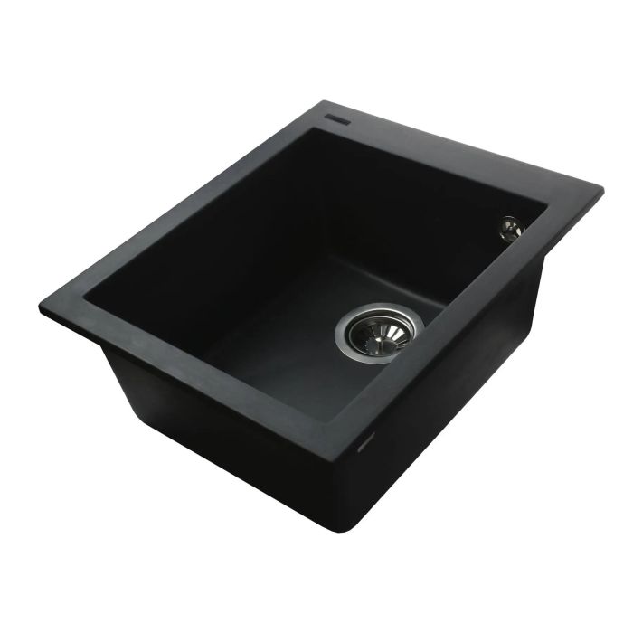Мойка гранитная Bretta Quadro 500х410х200 черный