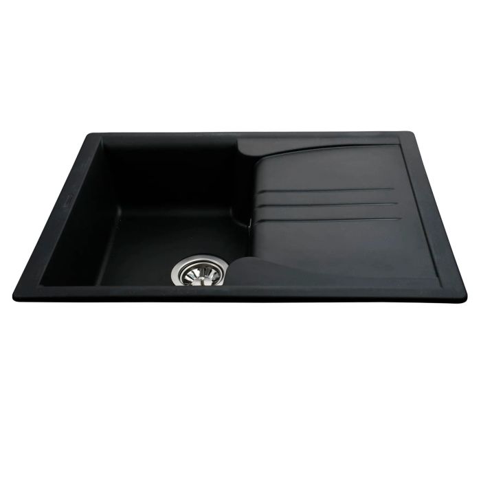 Мойка гранитная Bretta Niapoli 680х500х190 черный