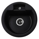 Мийка гранітна  Bretta Alaska 480х190  чорний металік