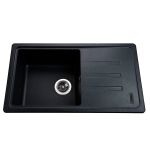 Мийка гранітна  Bretta Verona 780х435х200  чорний металік