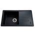 Мойка гранитная Bretta Verona 780х435х200  черный металлик