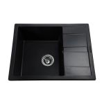 Мойка гранитная Bretta Classic 650х500х200  черный металлик