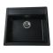 Мойка гранитная Bretta Universal 570х510х190 черный металлик