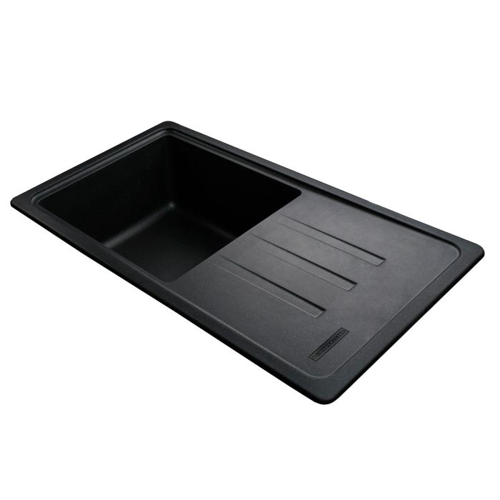 Мойка гранитная Bretta Verona 780х435х200  черный металлик