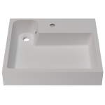 Раковина матова над пральною машиною Amidicon Breeze 50 600х500 з литого каменю