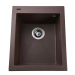 Мойка гранитная Bretta Quadro 500х410х200 коричневый