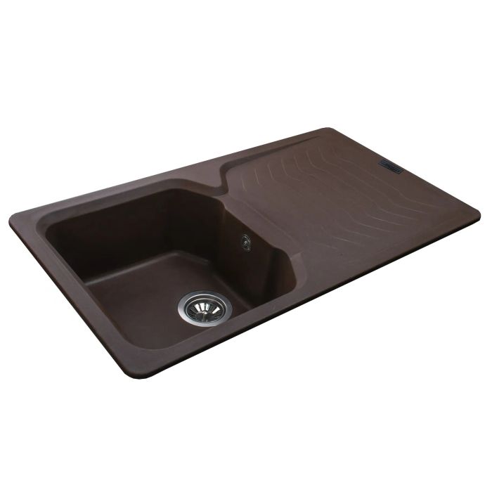 Мойка гранитная Bretta Teca 860х500х190  коричневый