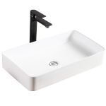 Раковина накладна Rea Denis 615х350х110 білий