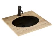 Раковина врезная Rea Nel 475х390х195 черный