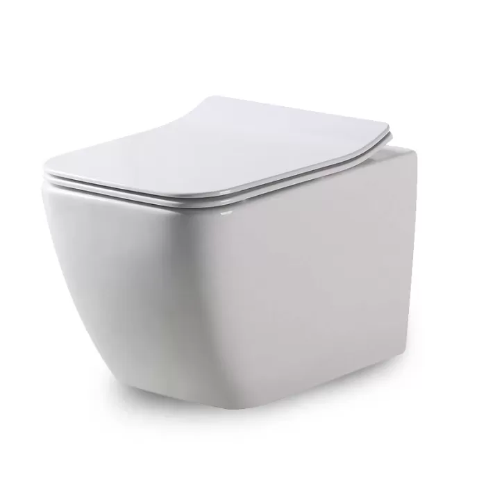 Унитаз подвесной Dusel Cubis DWHT10201030R с сиденьем Soft Close дюропласт