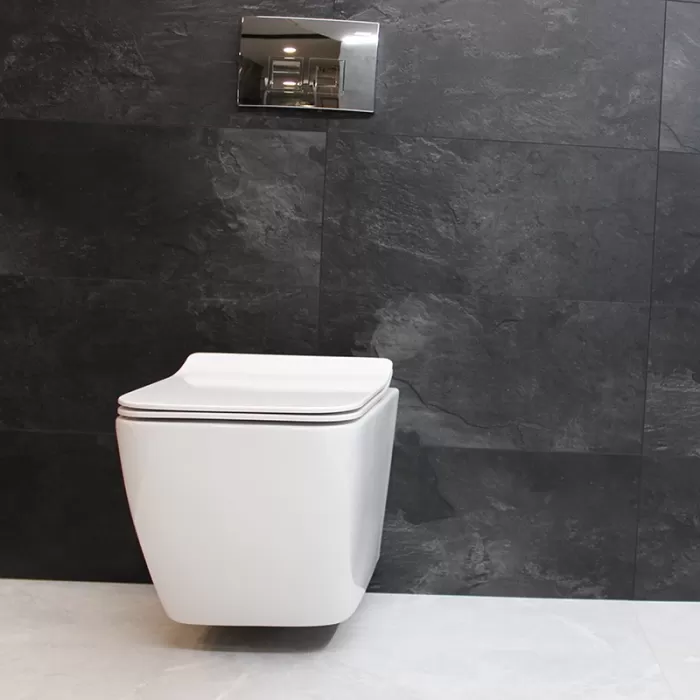 Унитаз подвесной Dusel Cubis DWHT10201030R с сиденьем Soft Close дюропласт