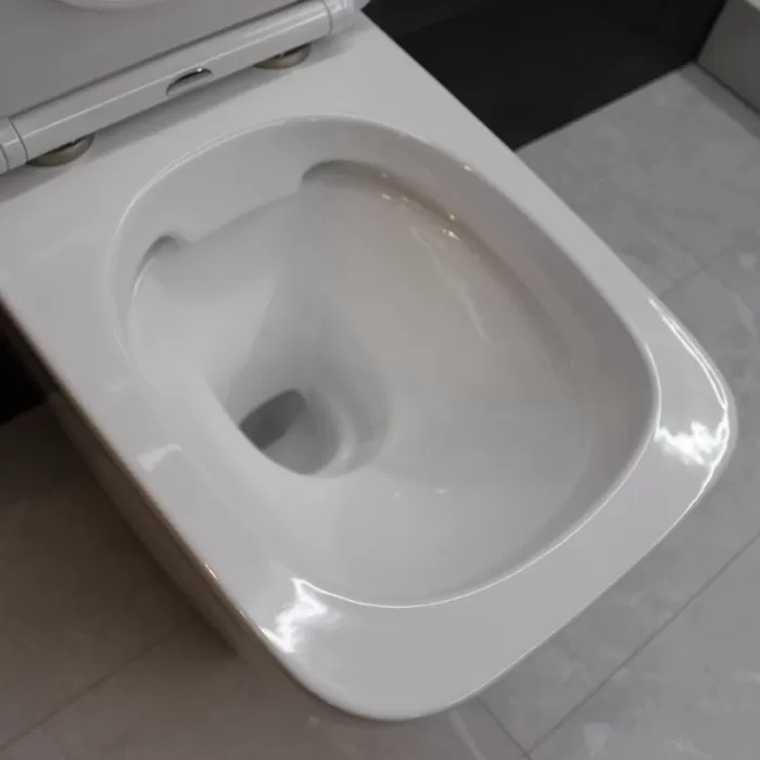 Унитаз подвесной Dusel Cubis DWHT10201030R с сиденьем Soft Close дюропласт