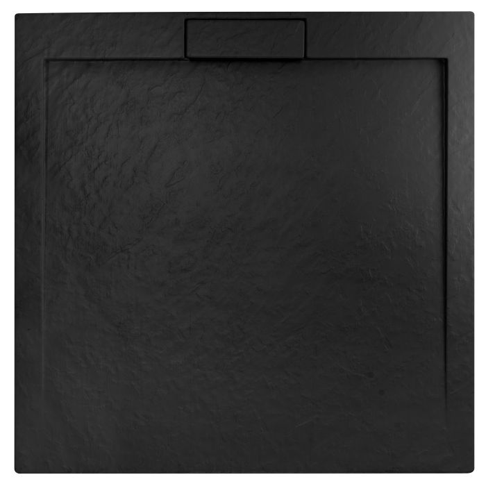 Душевой поддон Rea Grand 90x90х3,5 черный