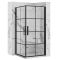 Душевая кабина Rea Rubik 80x80 R/L черный матовый