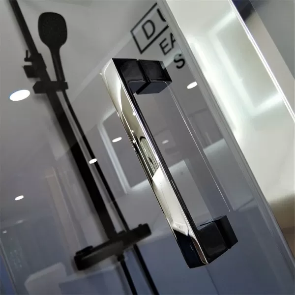 Душевая кабина Dusel А-516, 90х90х190, двери распашные, тонированные стекла