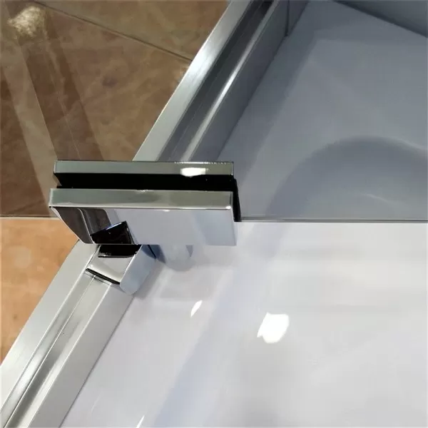 Душевая кабина Dusel А-516, 90х90х190, двери распашные, тонированные стекла