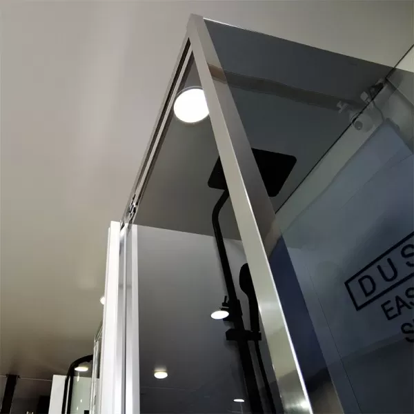 Душевая кабина Dusel А-516, 90х90х190, двери распашные, тонированные стекла