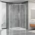 Душова кабіна Dusel DL197H Chrome, 100х100х190, п'ятикутна, скло прозоре