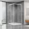 Душова кабіна Dusel DL194 Chrome 90х90х190, двері розсувні, прозоре скло