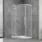 Душова кабіна Dusel DL197H Chrome, 90х90х190, п'ятикутна, скло прозоре