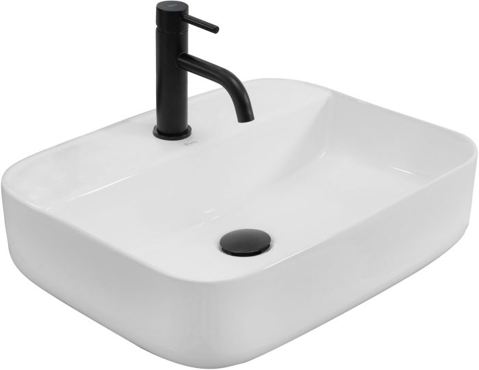 Раковина накладная Rea Martina 515х410х130 белый