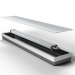 Конвектор внутрипольный Teplowatt 125х20 Eco серый