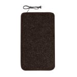 Коврик с подогревом Теплик 50x80 см с термоизоляцией Стандарт темно-коричневый