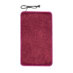 Коврик с подогревом Теплик 50х80 с термоизоляцией Комфорт  темно-розовый