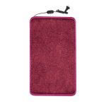 Коврик с подогревом Теплик 50х60 с термоизоляцией Комфорт  темно-розовый с регулятором