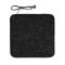 Килимок з підігрівом Теплик 50x50 см двосторонній Стандарт чорний