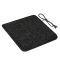 Килимок з підігрівом Теплик 50x50 см двосторонній Стандарт чорний