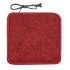 Килимок з підігрівом Теплик 50x50 см двосторонній Стандарт темно-червоний