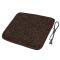 Килимок з підігрівом Теплик 50x50 см з термоізоляцією Стандарт темно-коричневий
